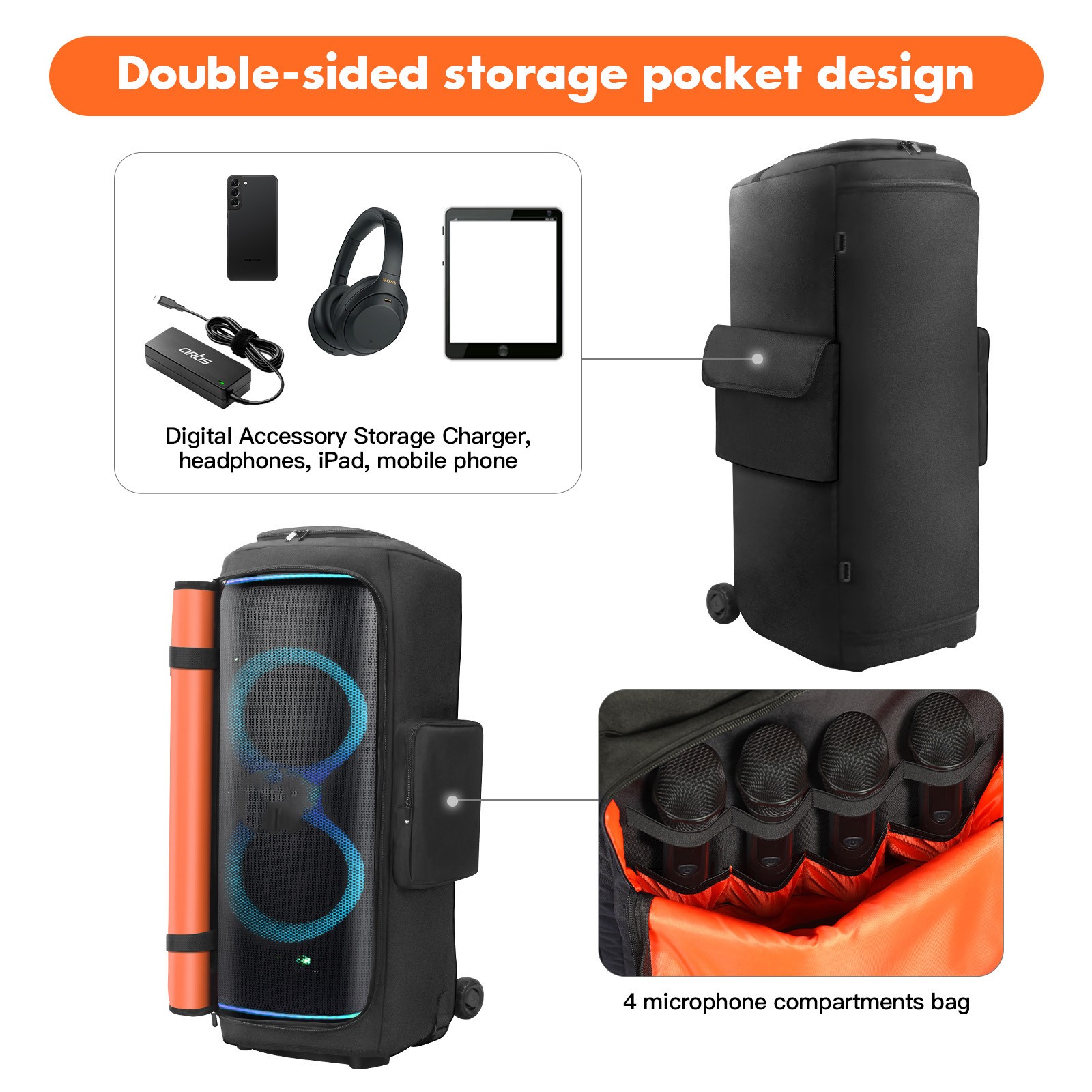 Multi-Function Protective Bag Storage Bag for PARTYBOX 720