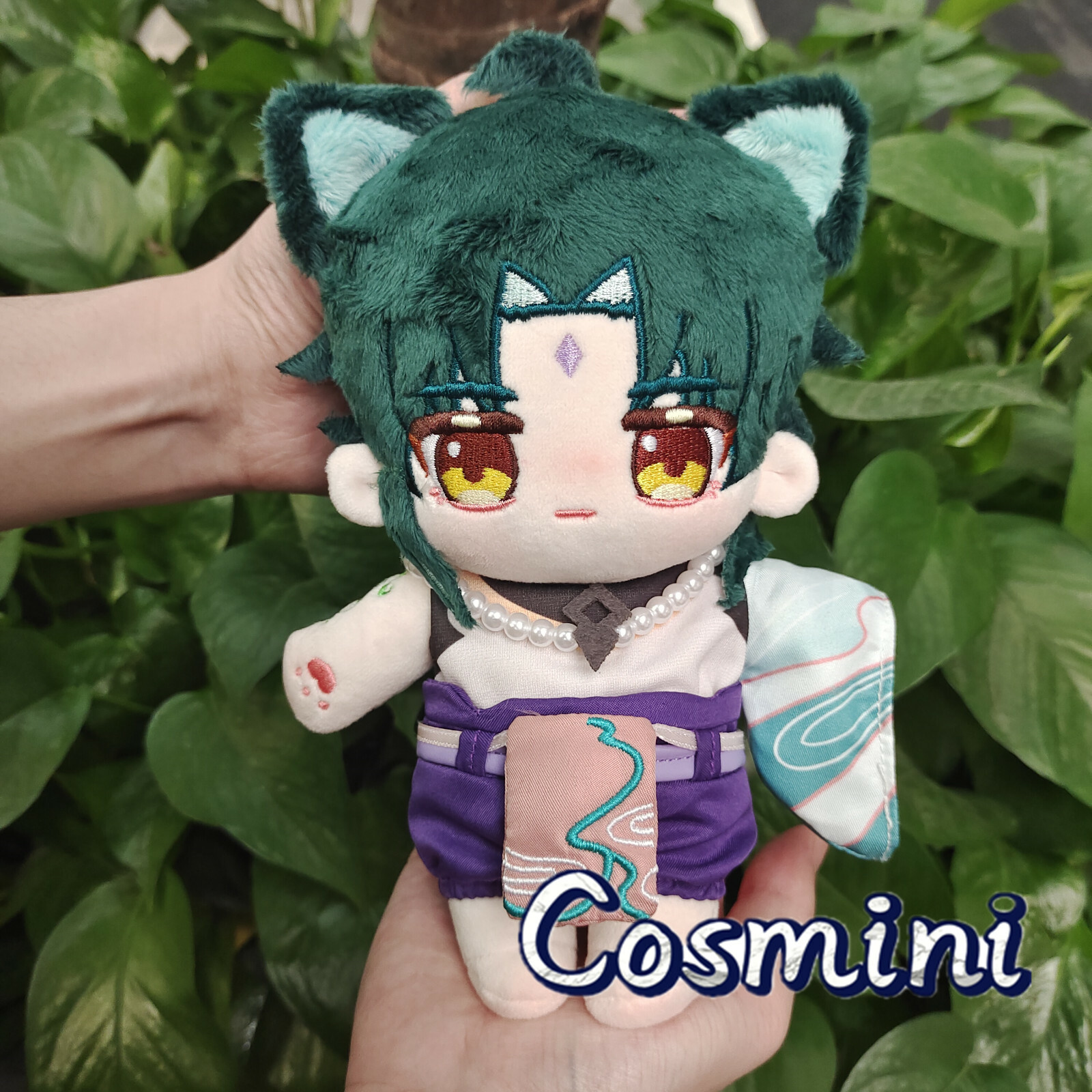 In Stock Genshin Impact Xiao Plush Dress up Doll Stuffed Toy Gift 20cm Anime