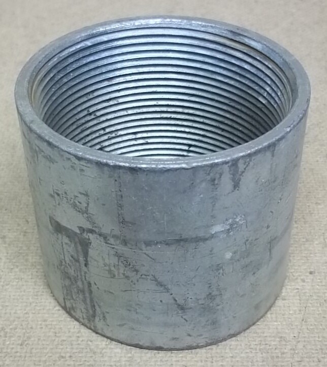 Conduit Coupling 3in Steel Threaded