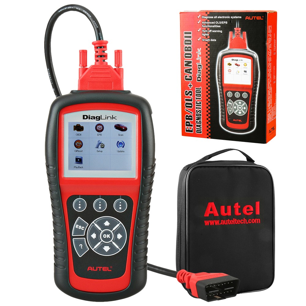 2026 Car All System Scanner Autel MaxiDiag Elite DiagLink OBD2 Diagnostic Reader