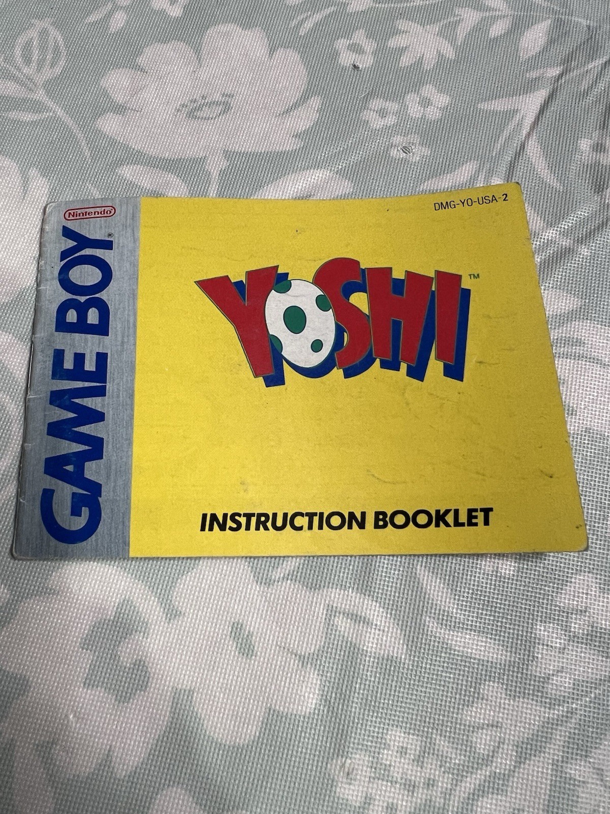 Nintendo Gameboy Instruction Manual Only Yoshi