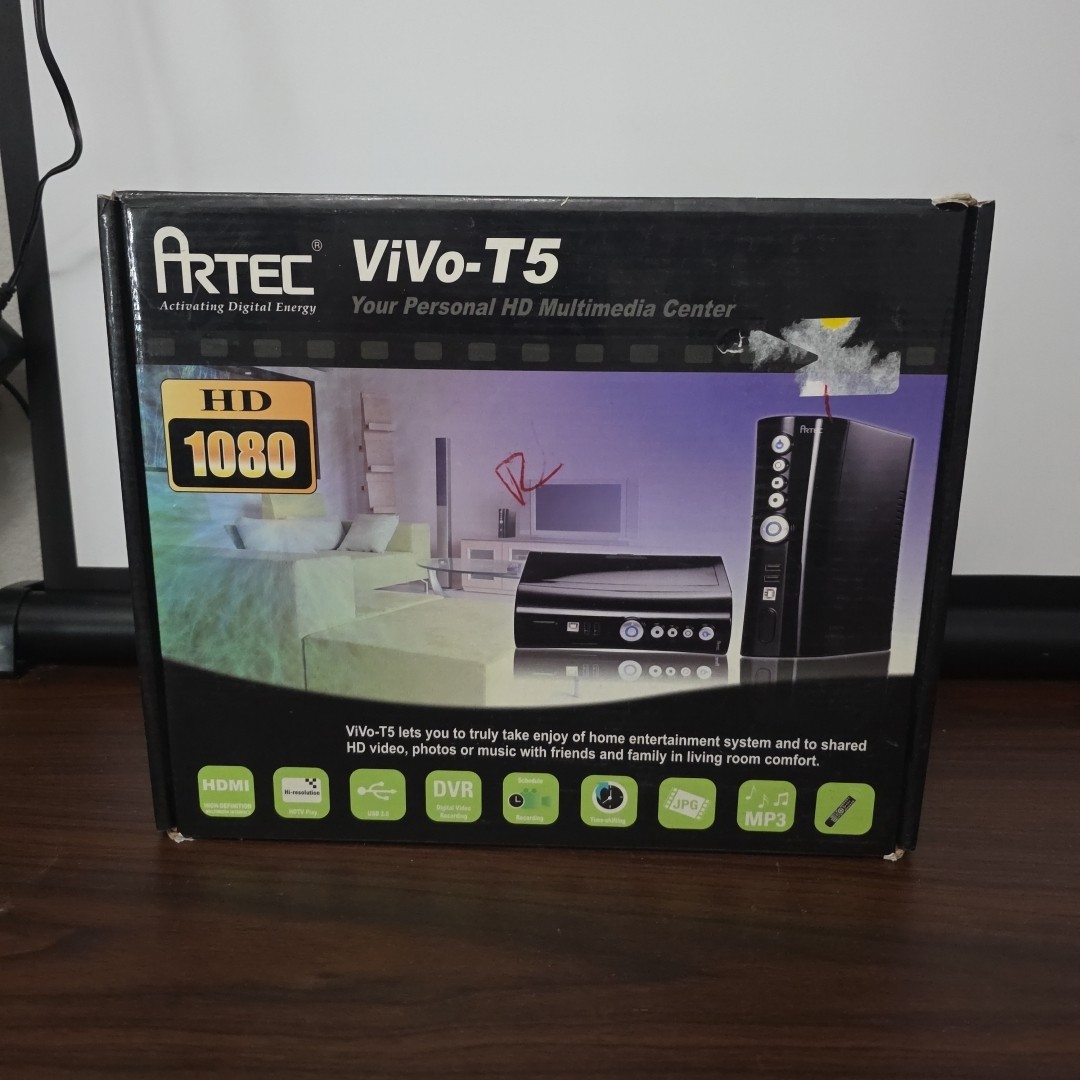 Artec ViVo-T5 1080 HD Video Player & HDTV Recorder Ethernet Sharing HDMI