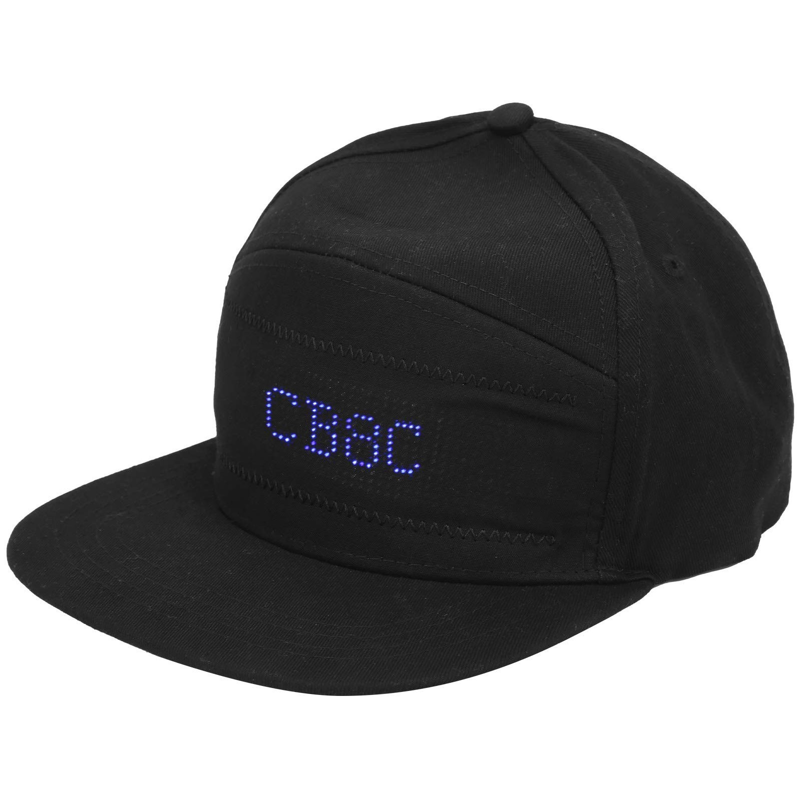 LED Hats, Rechargeable Editable Cool LED Display Supports Bluetooth Connect A...