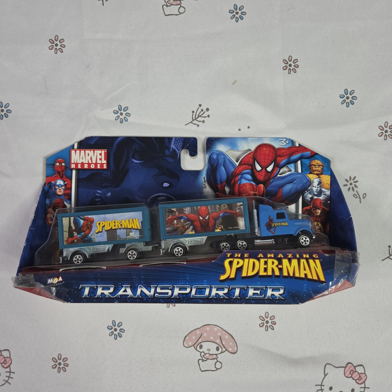The Amazing Spider-Man Transporter Die-Cast Truck MGA Marvel Heroes 2006