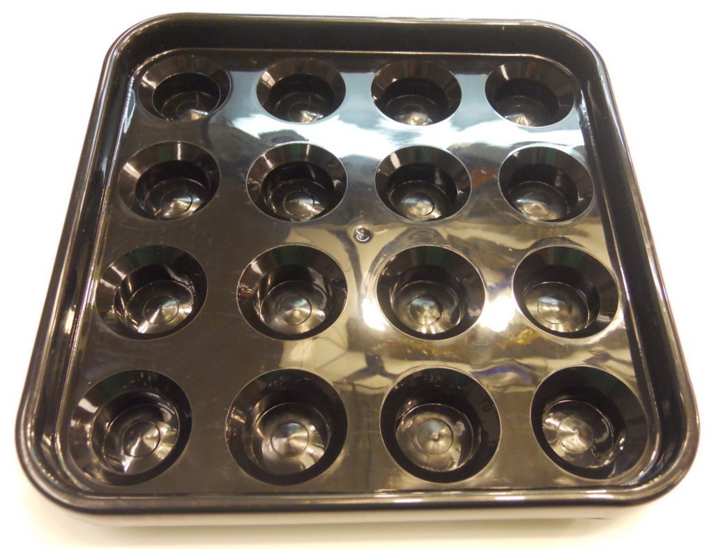 New Black Pool Ball Tray - Storage for your ball set