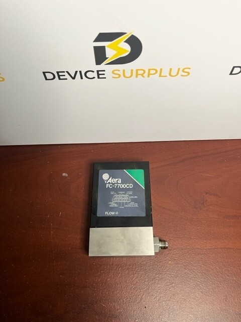 Aera FC-7700CD Flow Mass Controller , Gas N2/02 5000 SCCM, 5 SLM