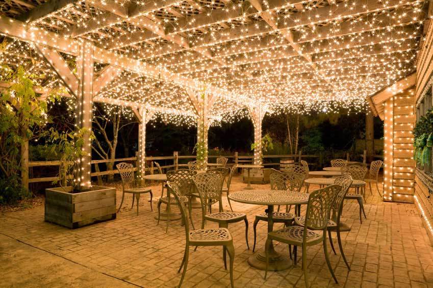 CHRISTMAS 100 MINI WHITE LIGHTS 20.6 FT INDOOR OUTDOOR PATIO WEDDING BIRTHDAY QZ