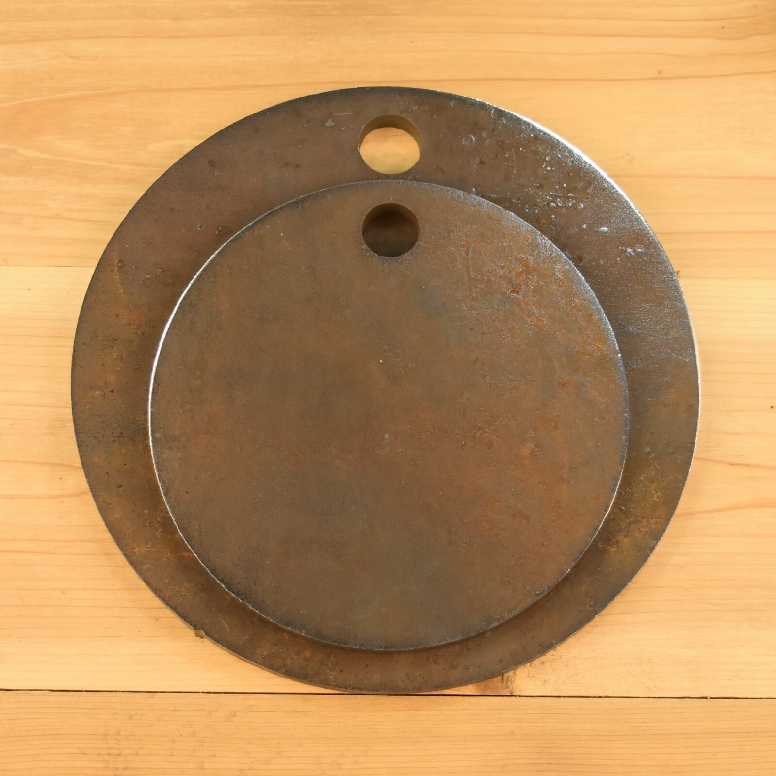AR500 3/8" Steel Shooting Target 6" 8" Circle SET OF TWO