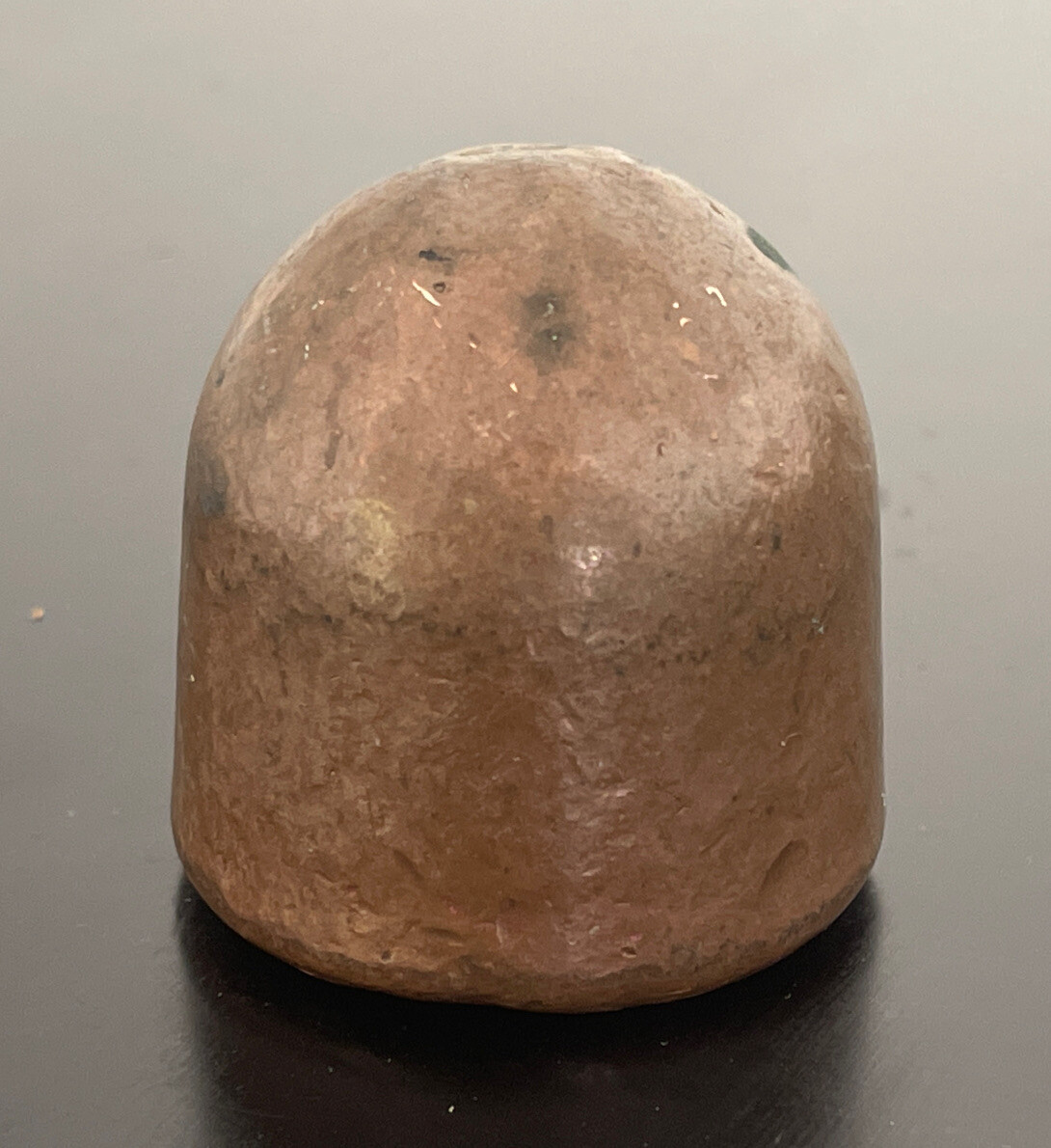 Copper Ingot Native Michigan Bullet Shaped 2” Tall 560 grams