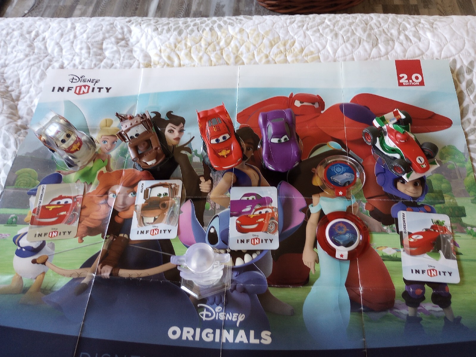 Disney Infinity 1.0 CARS Set W/Cards & 2 power Discs!!
