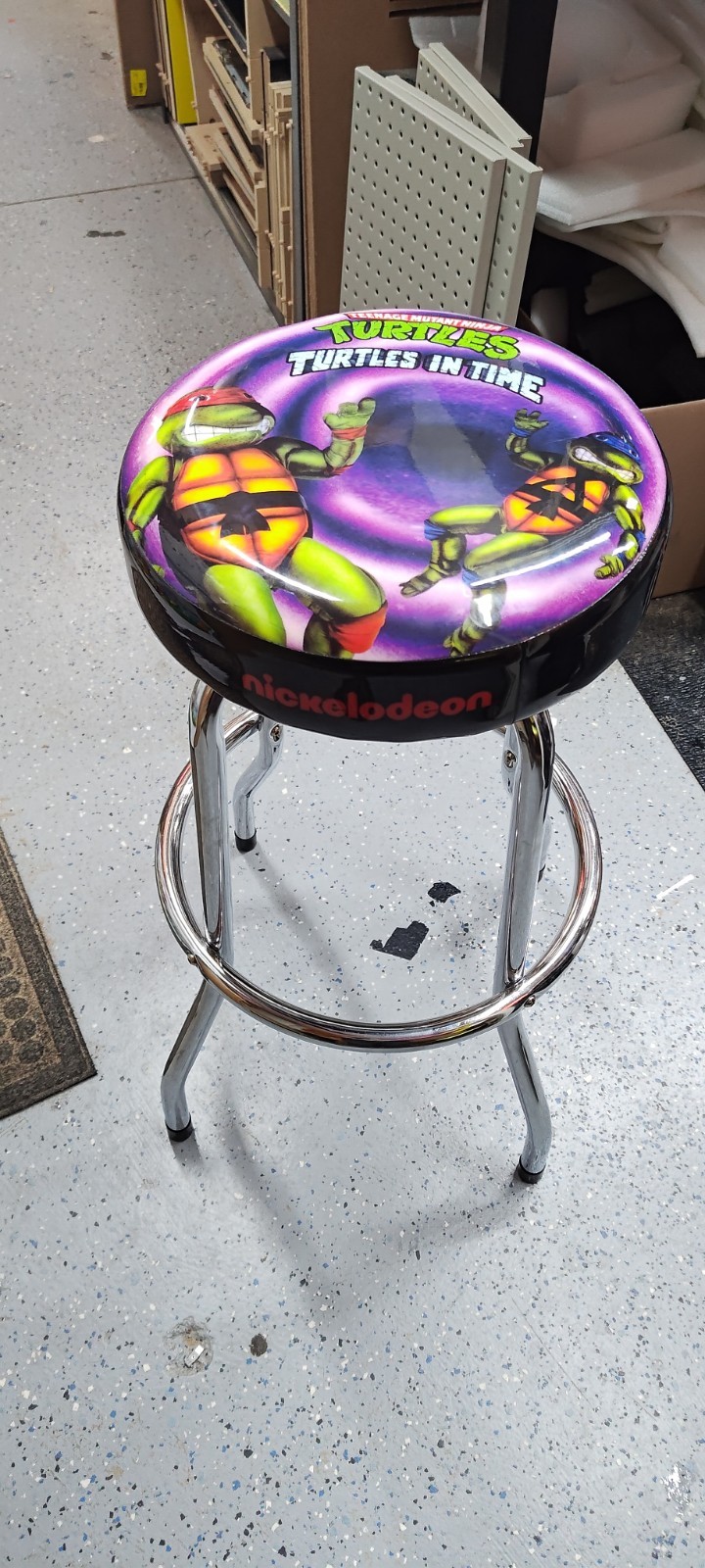 Arcade1Up TEENAGE MUTANT NINJA TURTLES - Turtles In Time Stool (RARE).  🐢🐢🔥🔥