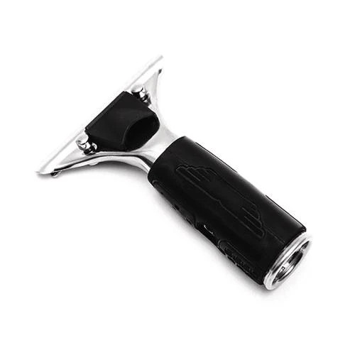 Ettore Quick Release Stainless Squeegee Handle w/Rubber Grip