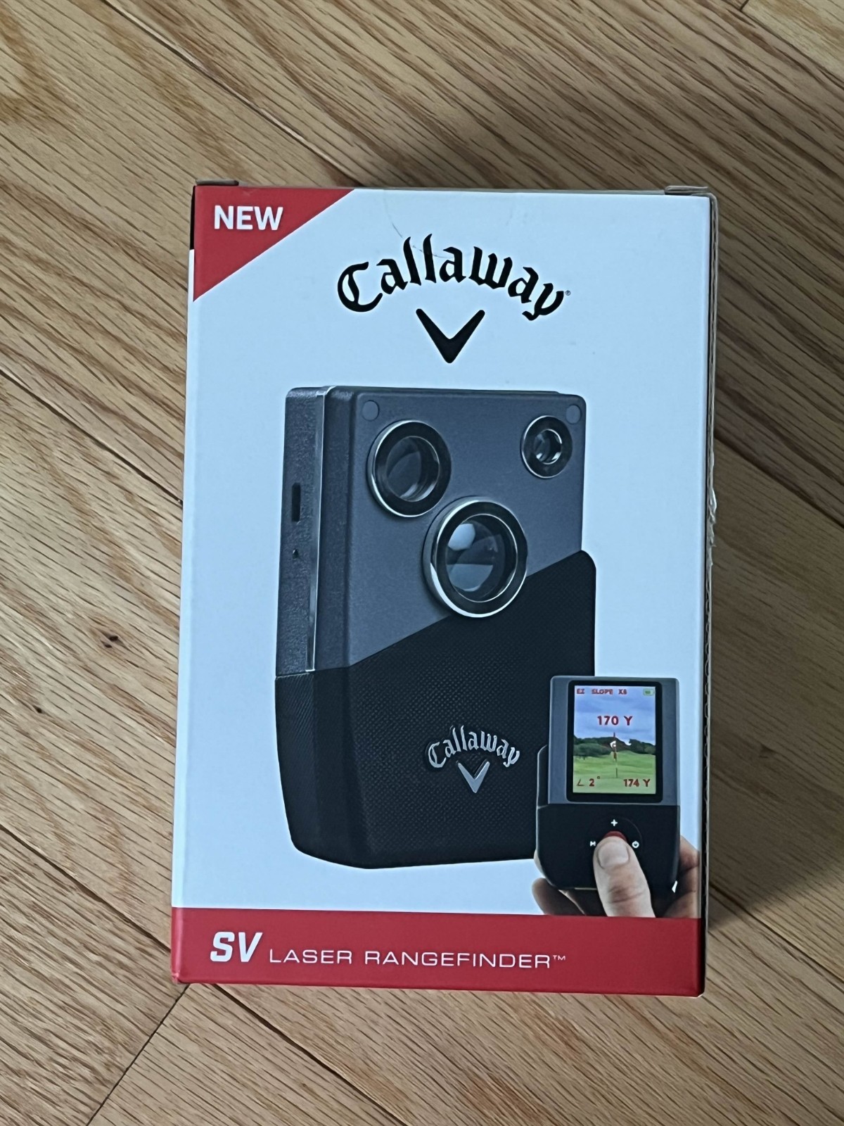 NEW Callaway Golf SV Screen View Laser Rangefinder - P.A.T. / Slope w/ Case