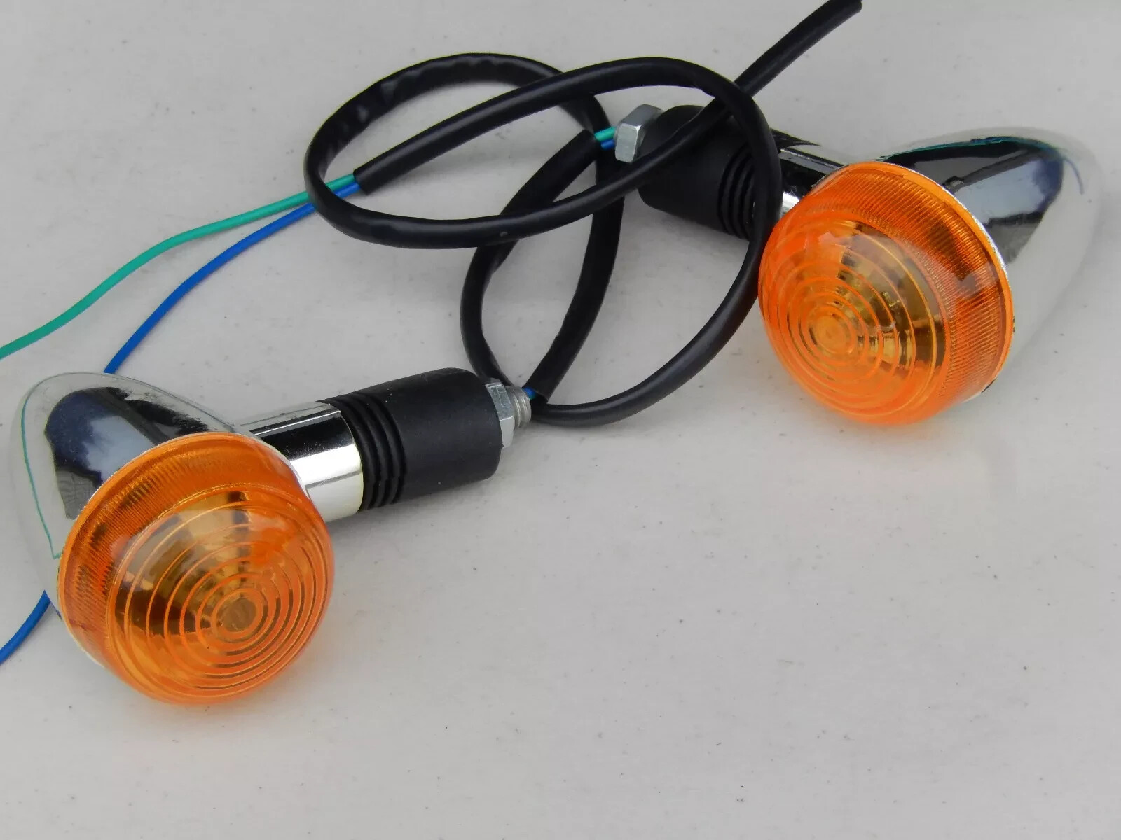 2 OF APC MINI CHOPPER FRONT & REAR TURN SIGNALS 12V GAS SCOOTERS