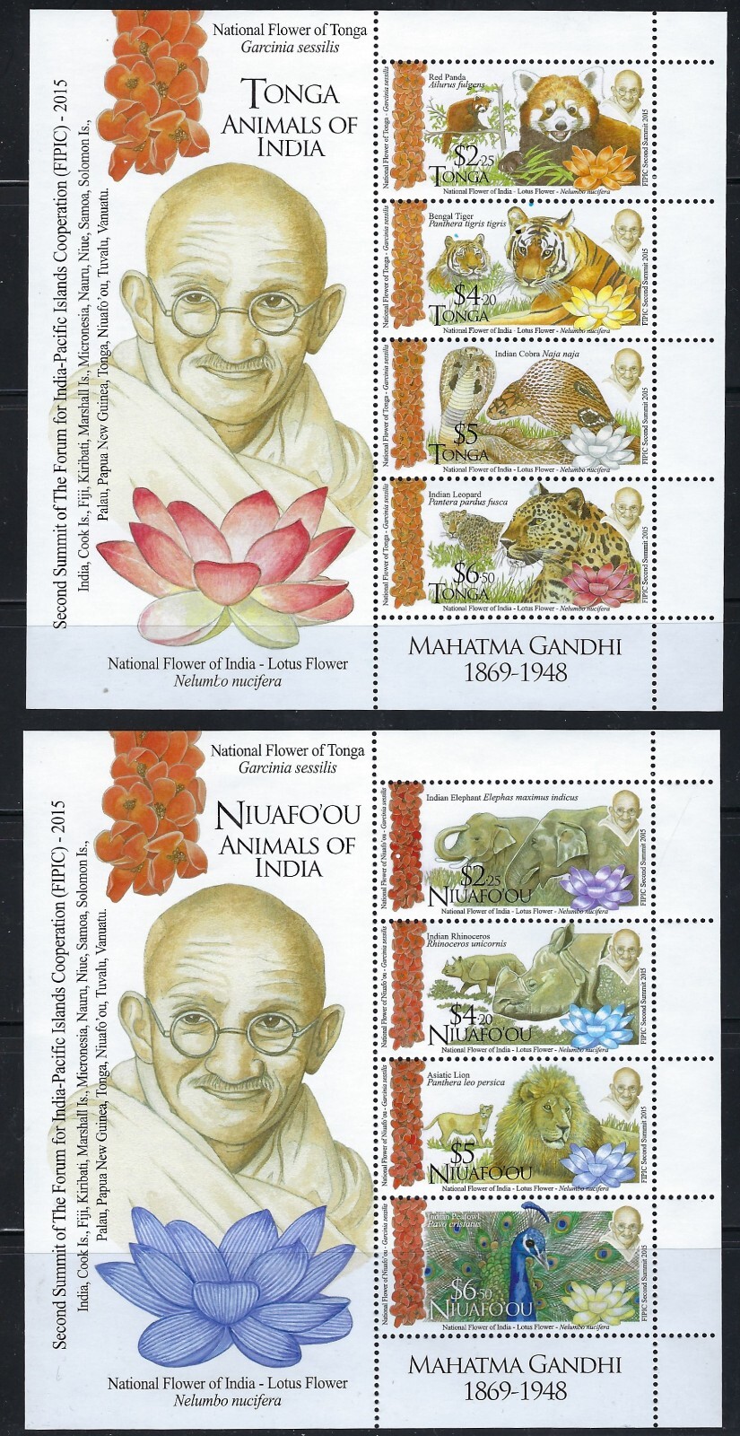 2 Beautiful MNH Souvenir Sheets from Niuafo'ou (Tonga) ......22L........SS 1020