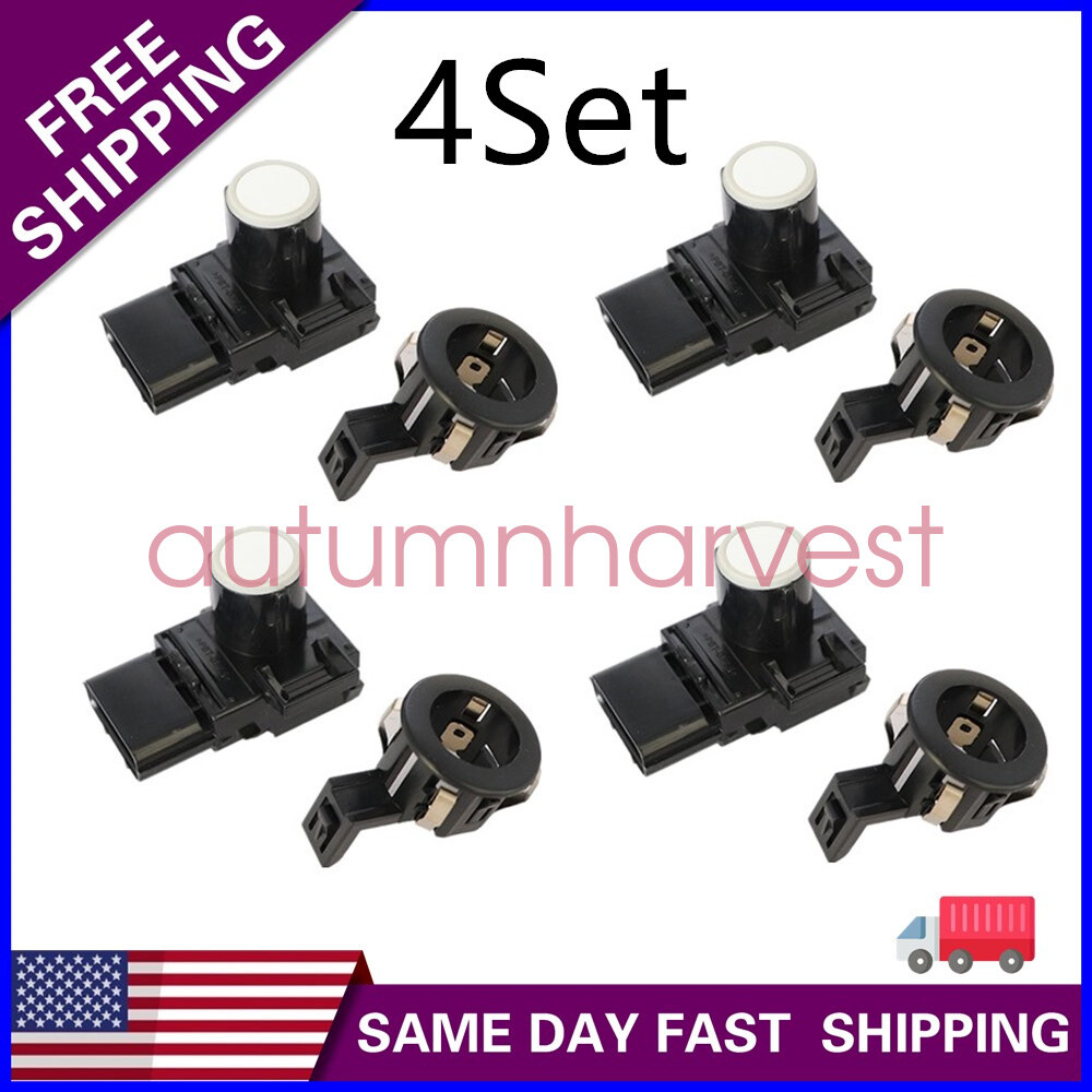 Set 4 Fit Honda Odyssey 2011-17 Pilot 3.5L 39680-TK8-A11 Parking Sensor&Retainer