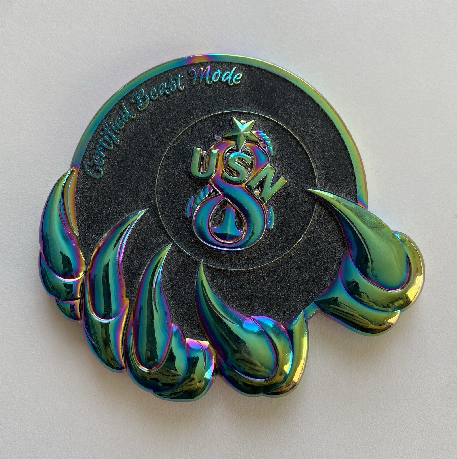 Awesome US Navy Chief Petty Officer “Beast Mode” SCPO Challenges Coin