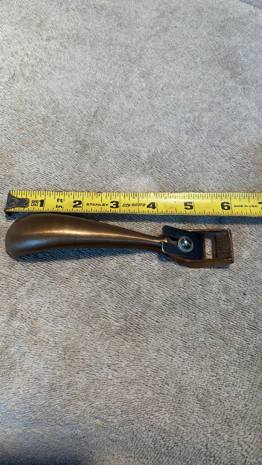 Woodworking Squirrel Tail Palm Plane Brass 6"