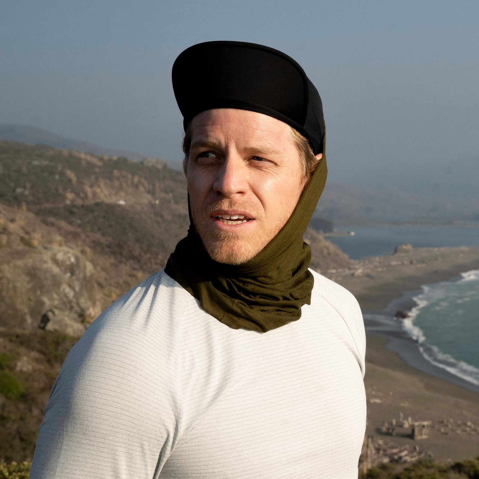 BUFF Original EcoStretch Neck Covering UPF 50 Multi-functional Black Bandana