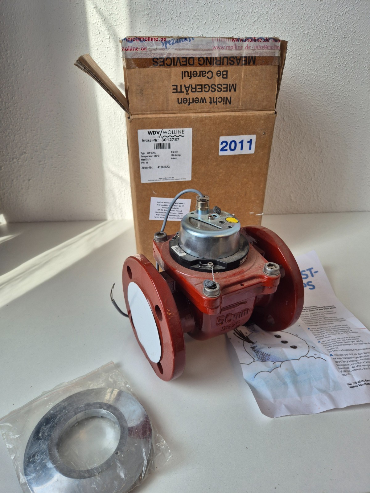 ETICS / Molline Woltmann 3012787 WP-XKA flow meter