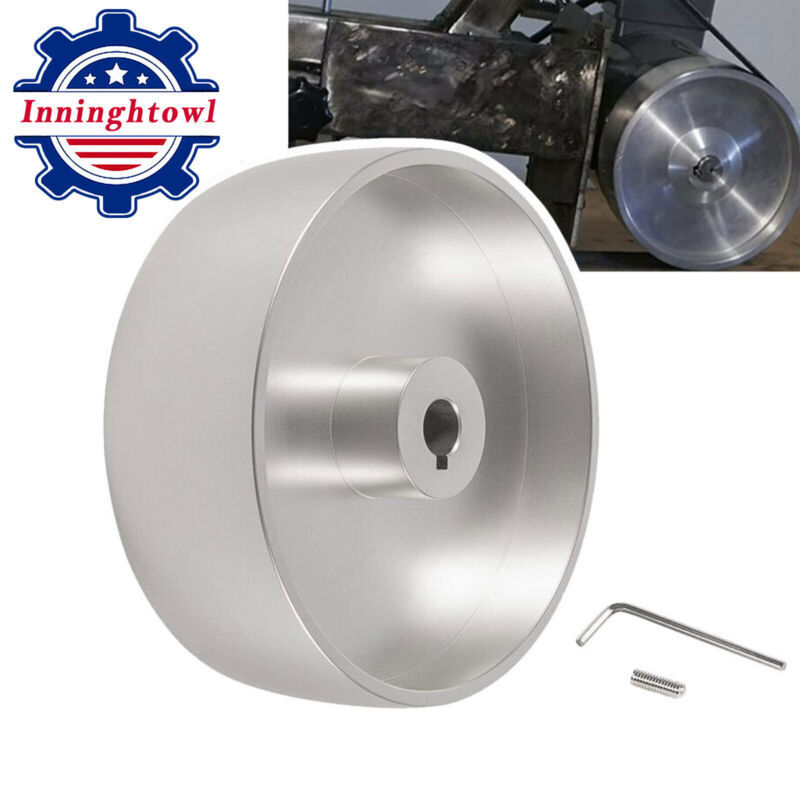 6" Drive Wheel Crowned With 5/8" Hole for Belt Knife Grinder 2"x72" Wheel Set