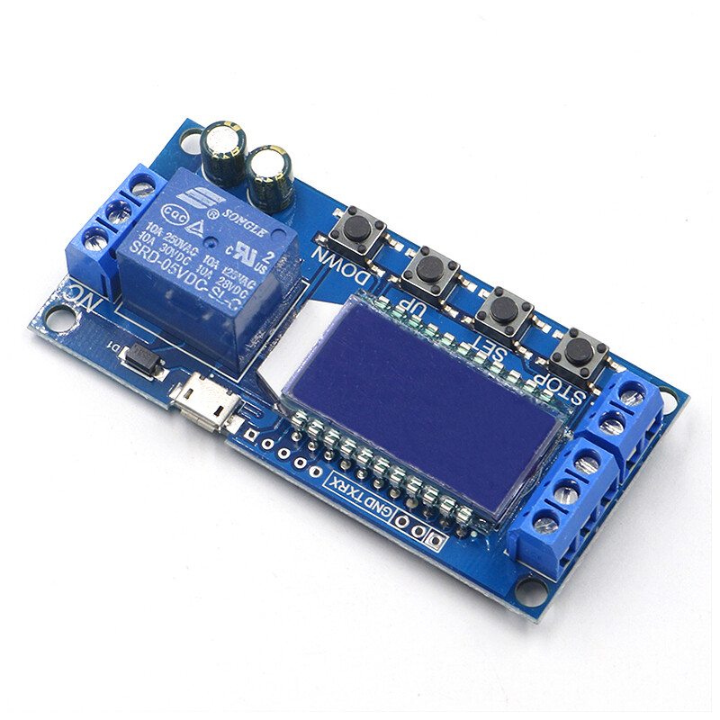 XY-LJ02 Time Delay Relay Module Control Timer Switch 6-30V Trigger Loop Timing