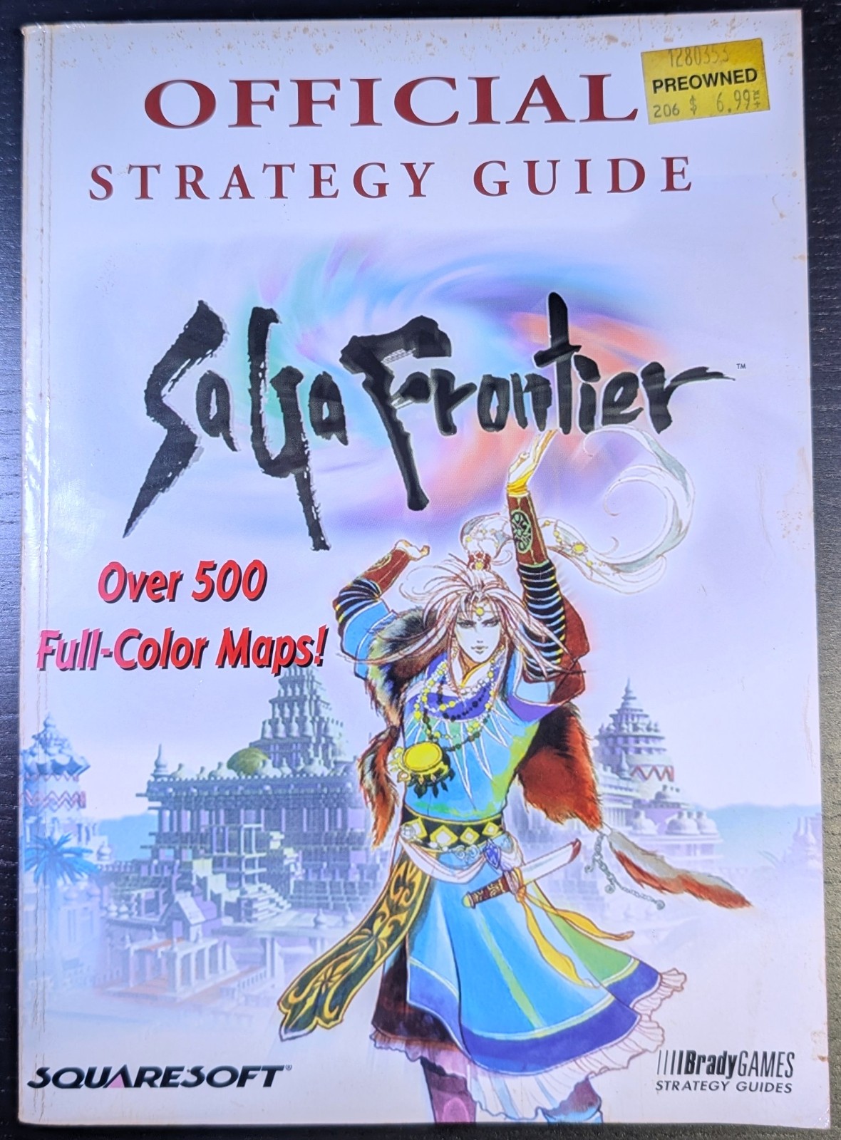 SaGa Frontier Official Strategy Guide BradyGames for Sony PlayStation PS1 RPG