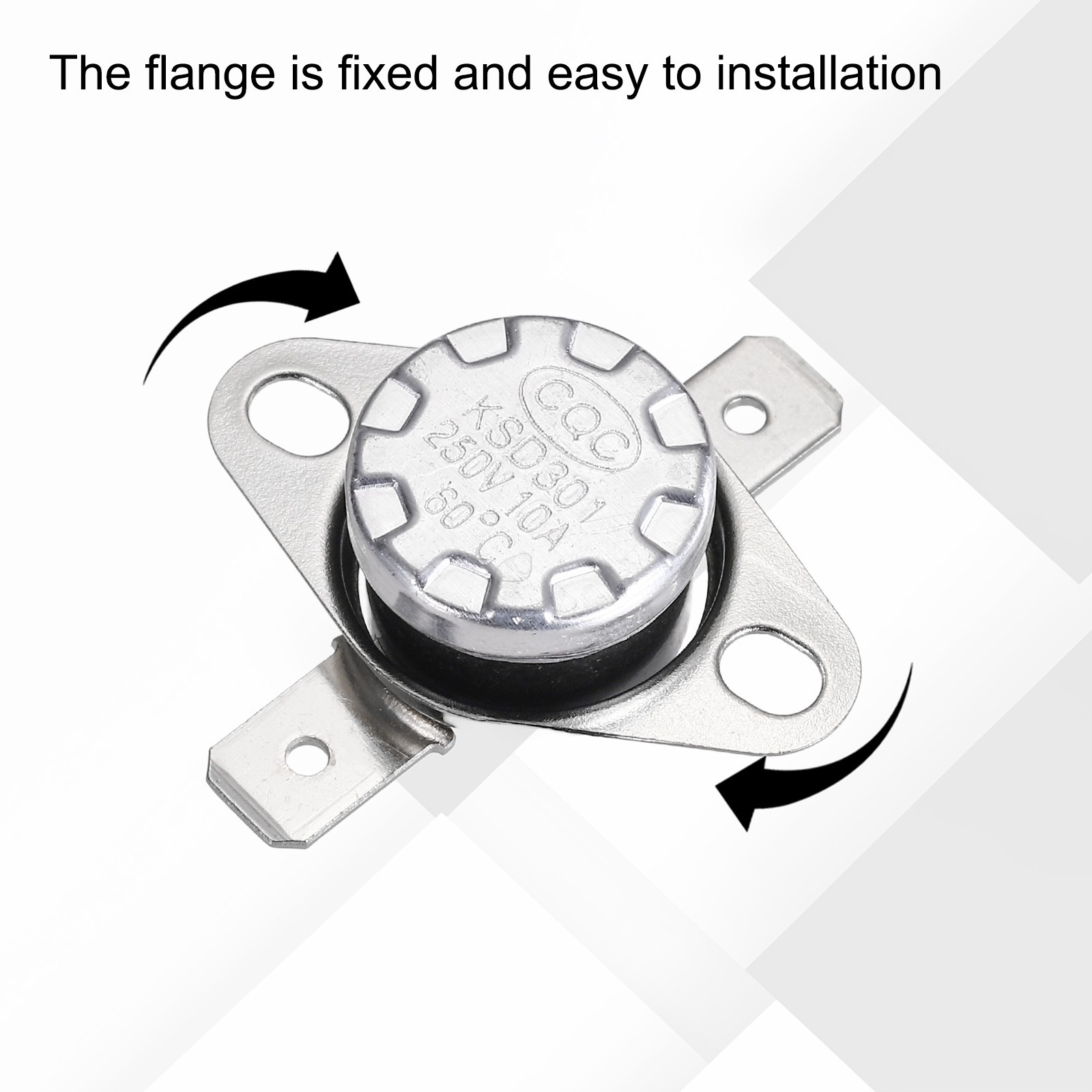 5pcs Temperature Control Switch Thermostats , KSD301 60°C , 10A , N.O
