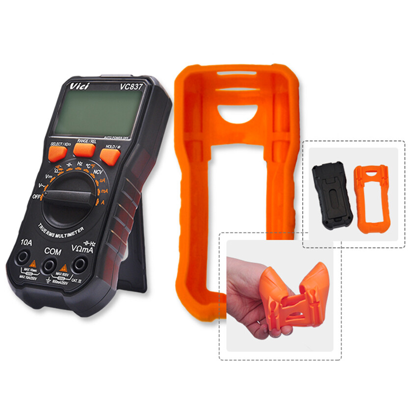 VC837 Digital Multimeter DMM True RMS 6000 Auto Range Capacitance Resistance NCV