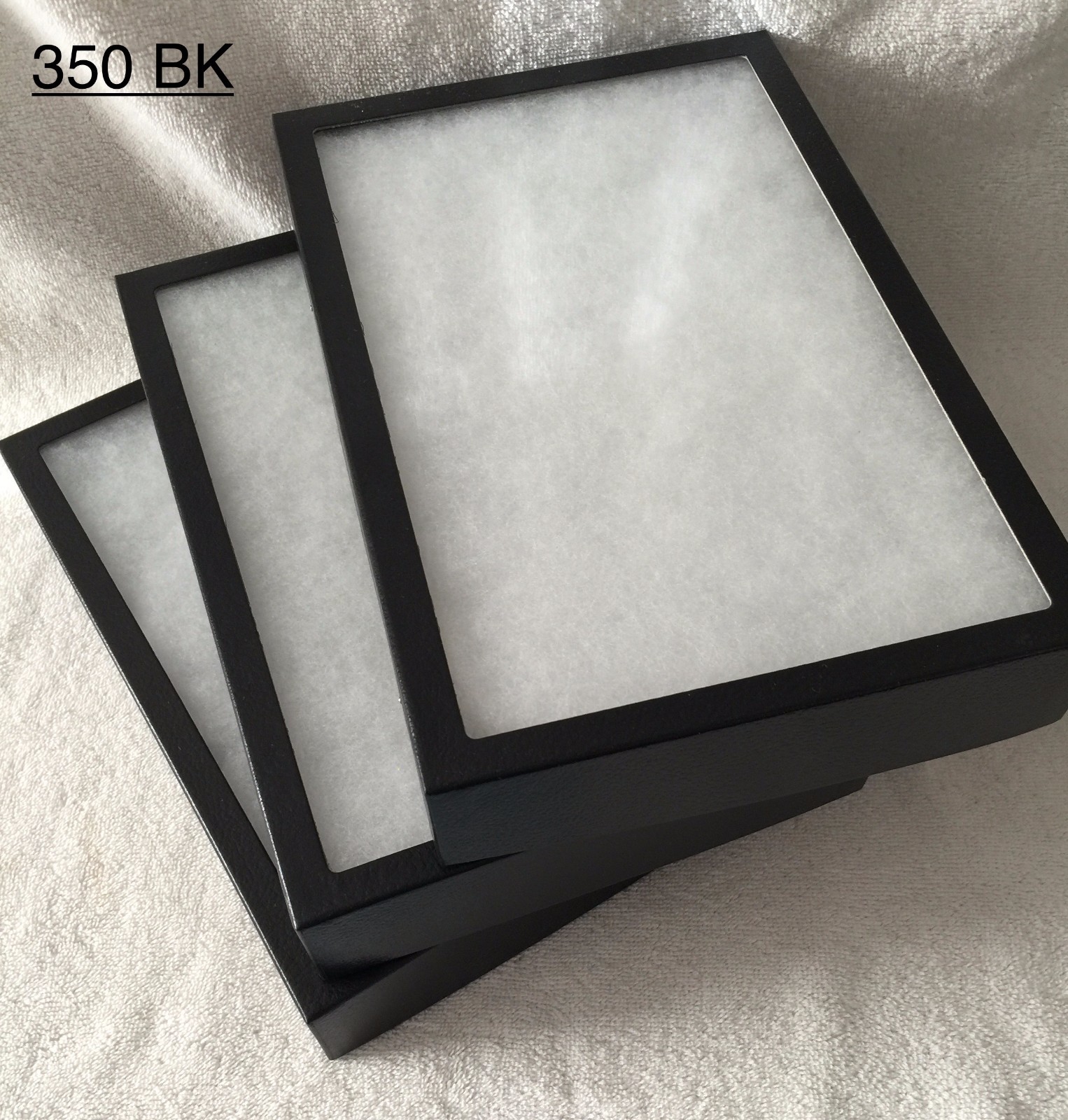 3-350 Riker Mount Display Case Shadow Box Frame Tray 12" X 8" X 2"