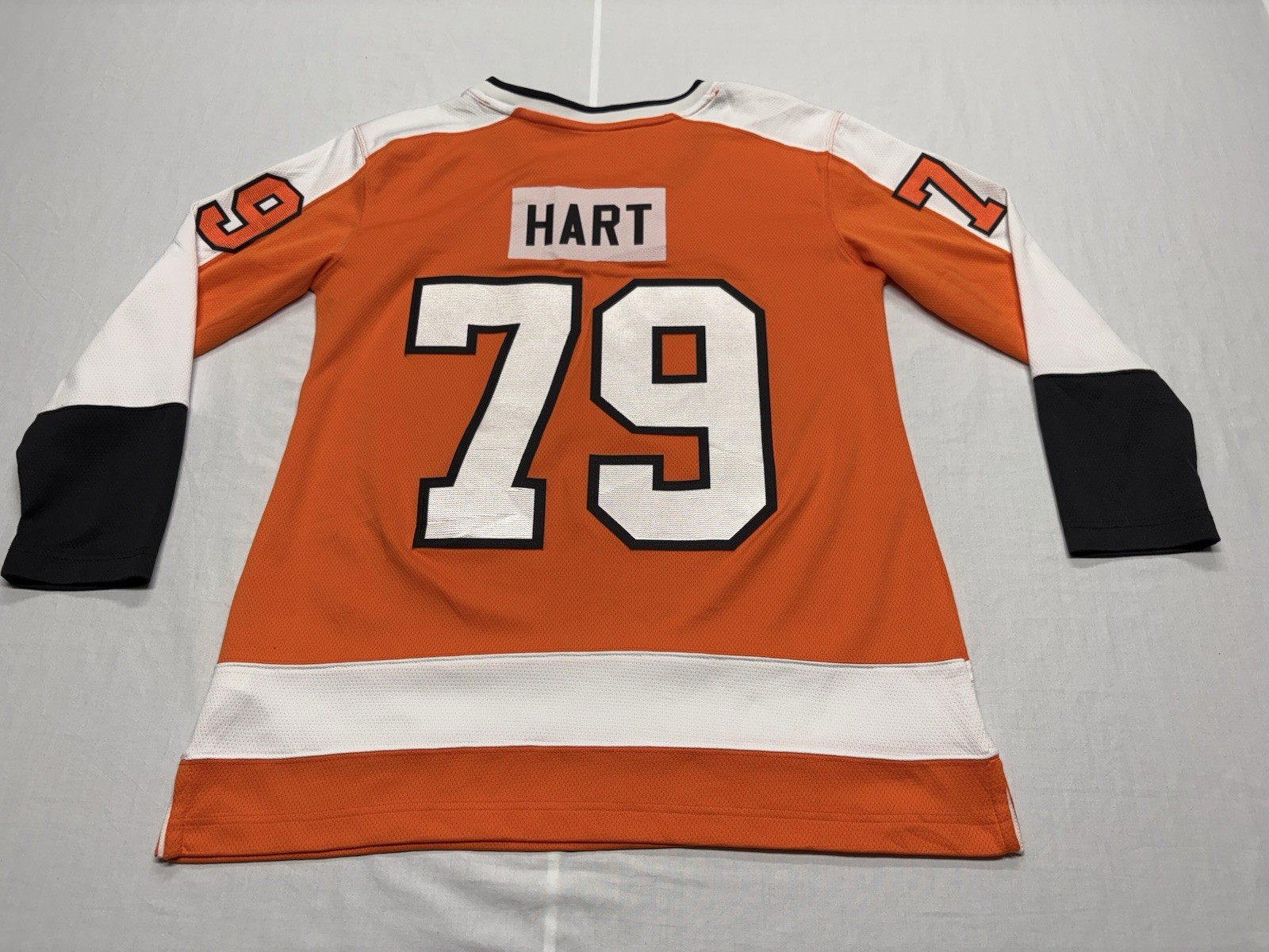 Philadelphia Flyers NHL Carter Hart #79 Fanatics Women’s Jersey Size Large