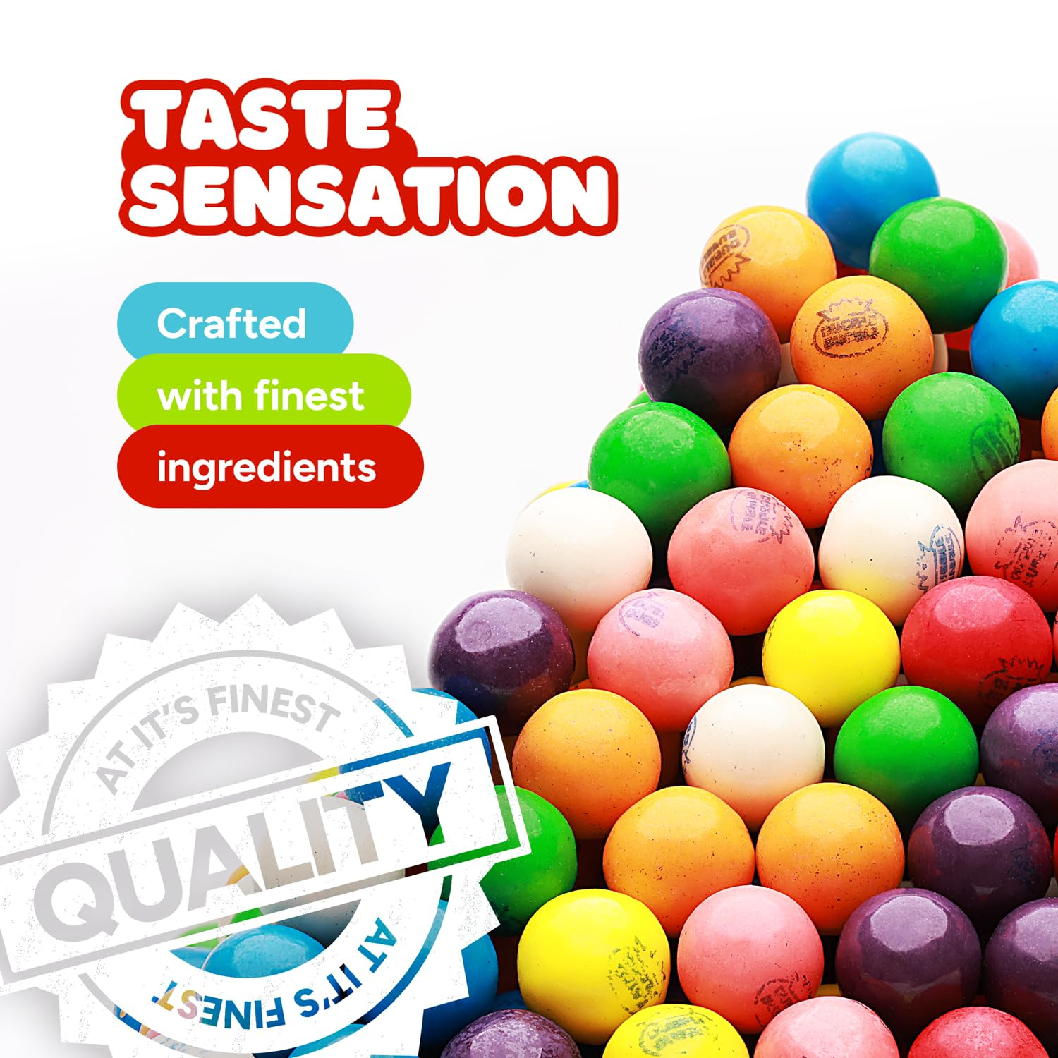 Gumballs for Gumball Machine Refill Bubble Gum 1Lb