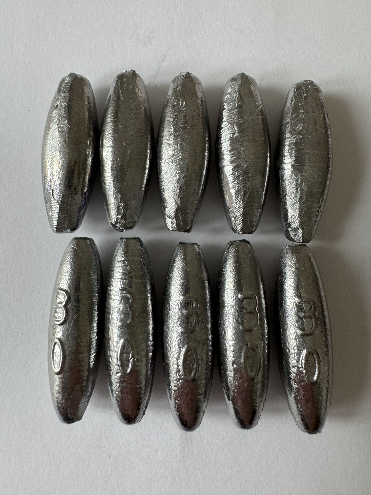 BARREL FISHING WEIGHTS 10 X 30g FLYING .C LURES. PIKE FLOAT, SEA FLOAT FISHING