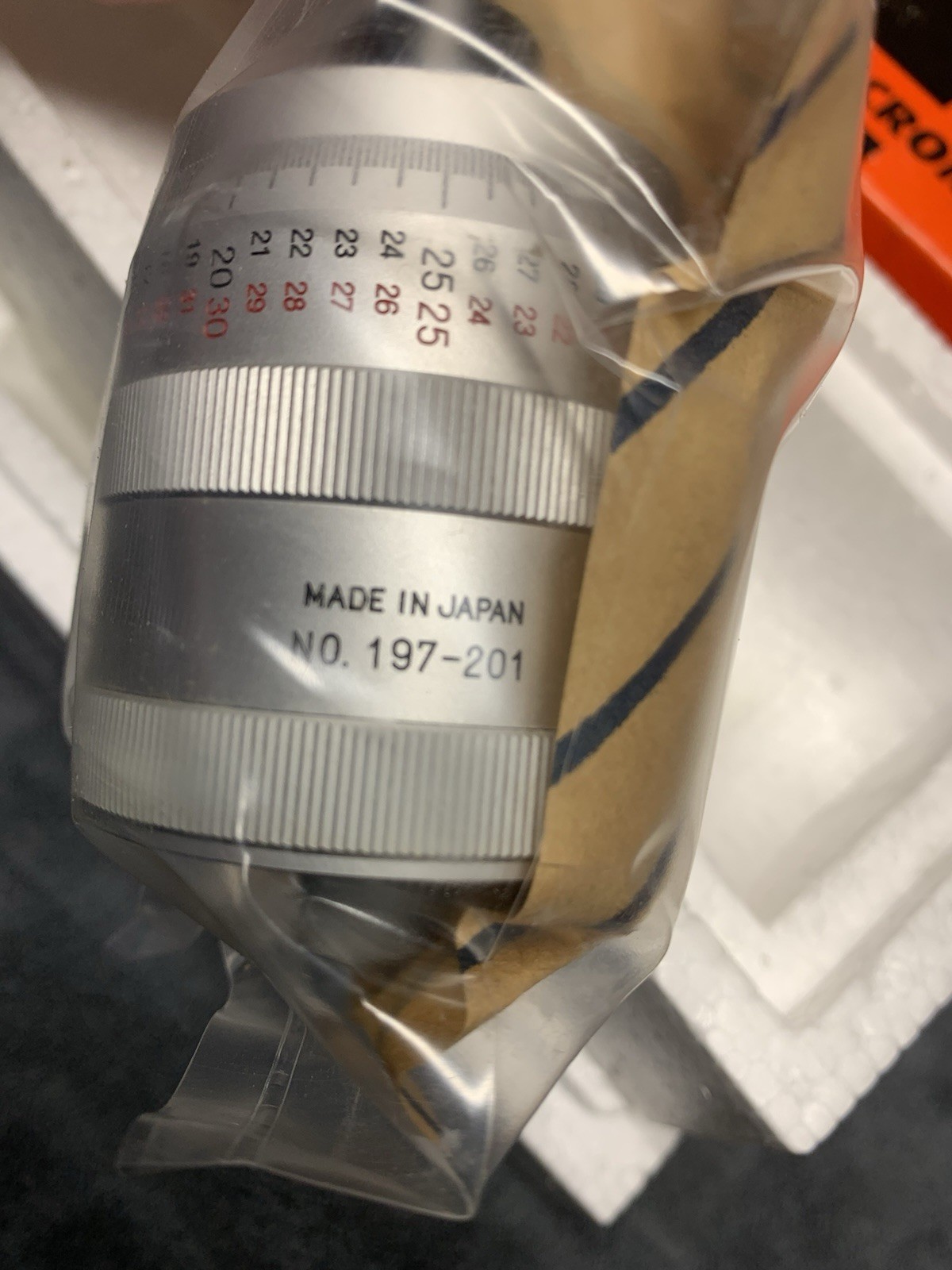 Mitutoyo Micrometer Head 0-2" #197-201 (NOS) Sealed