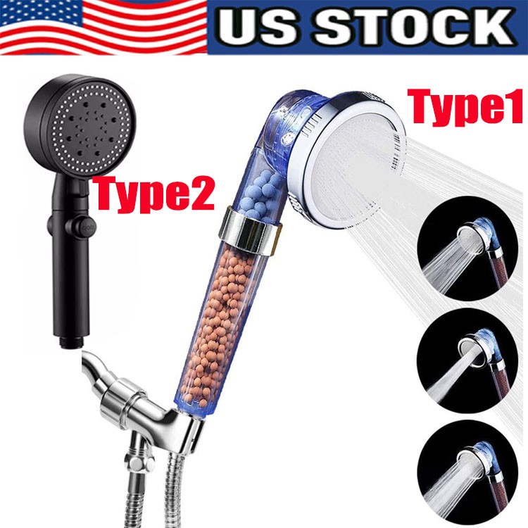 Filtered Shower Head with Handheld,3 Spray Modes High Pressure Water Saving Soft