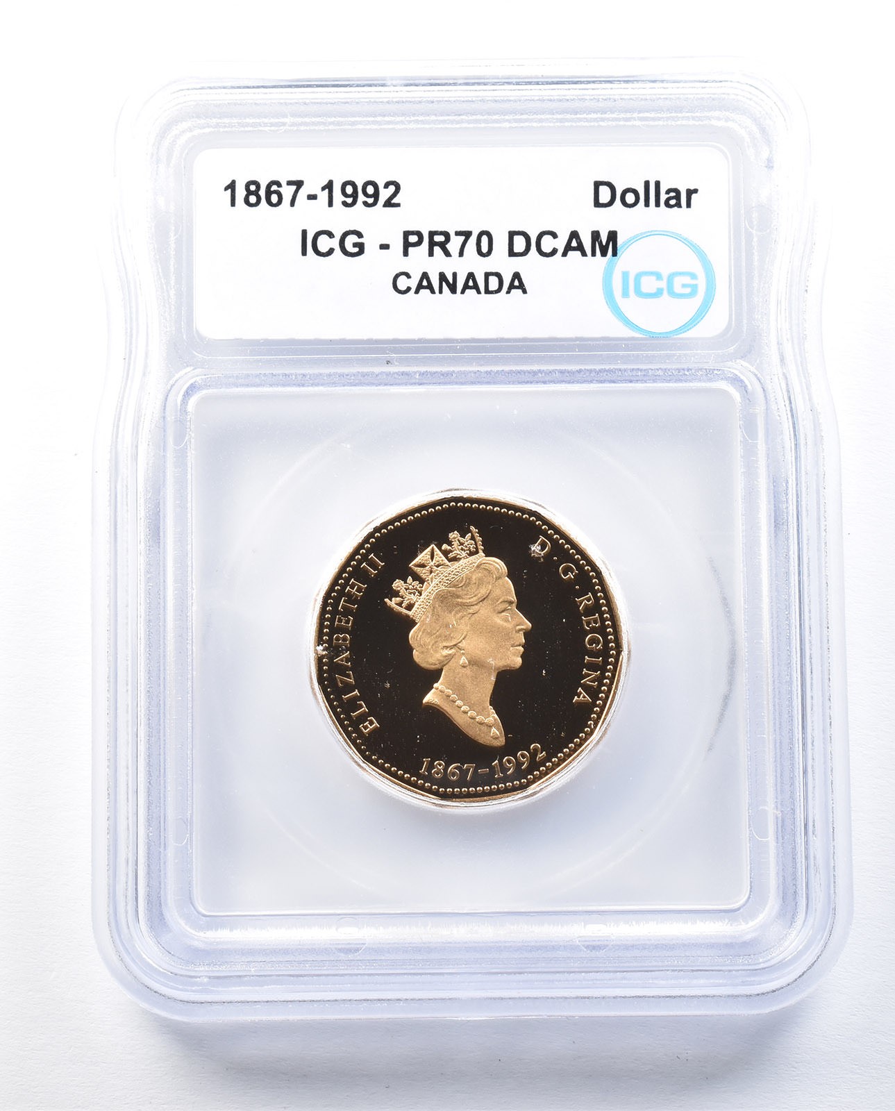 1867-1992 Canada Dollar PR70 DCAM ICG *8941