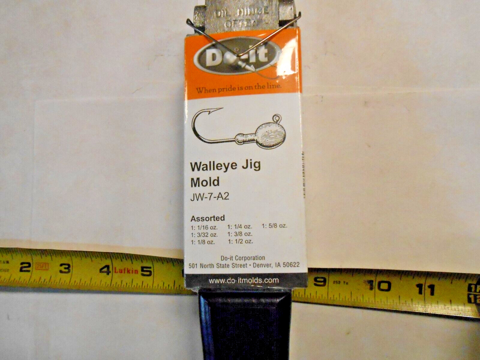 1071 Do-It Walleye Jig Mold 1-16 - 5/8 oz