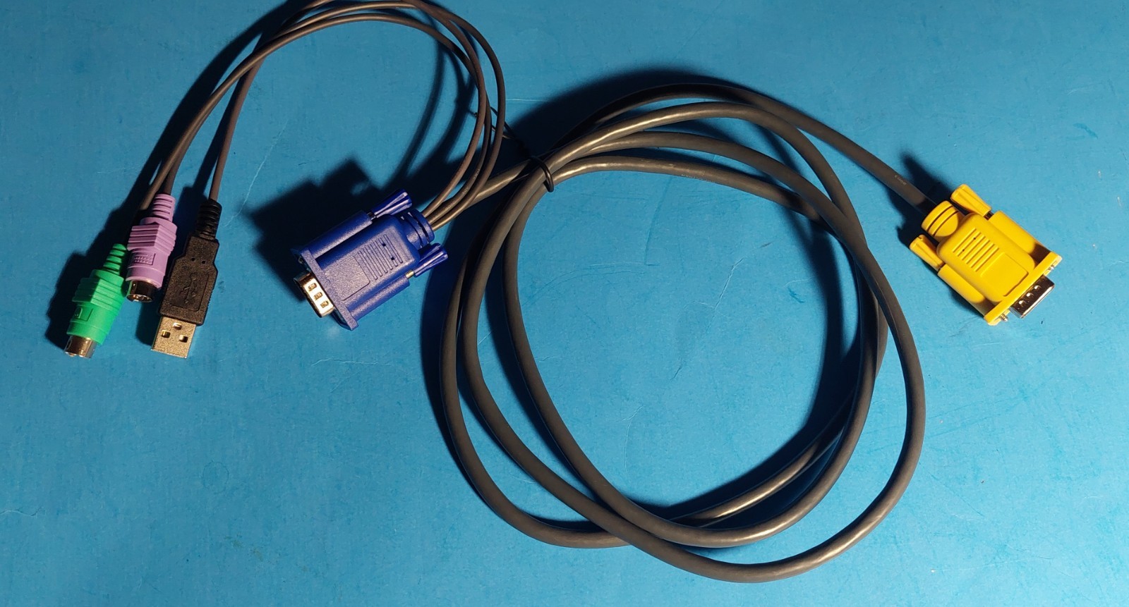 KVM Combo Cable 6 ft. PS/2-USB VGA