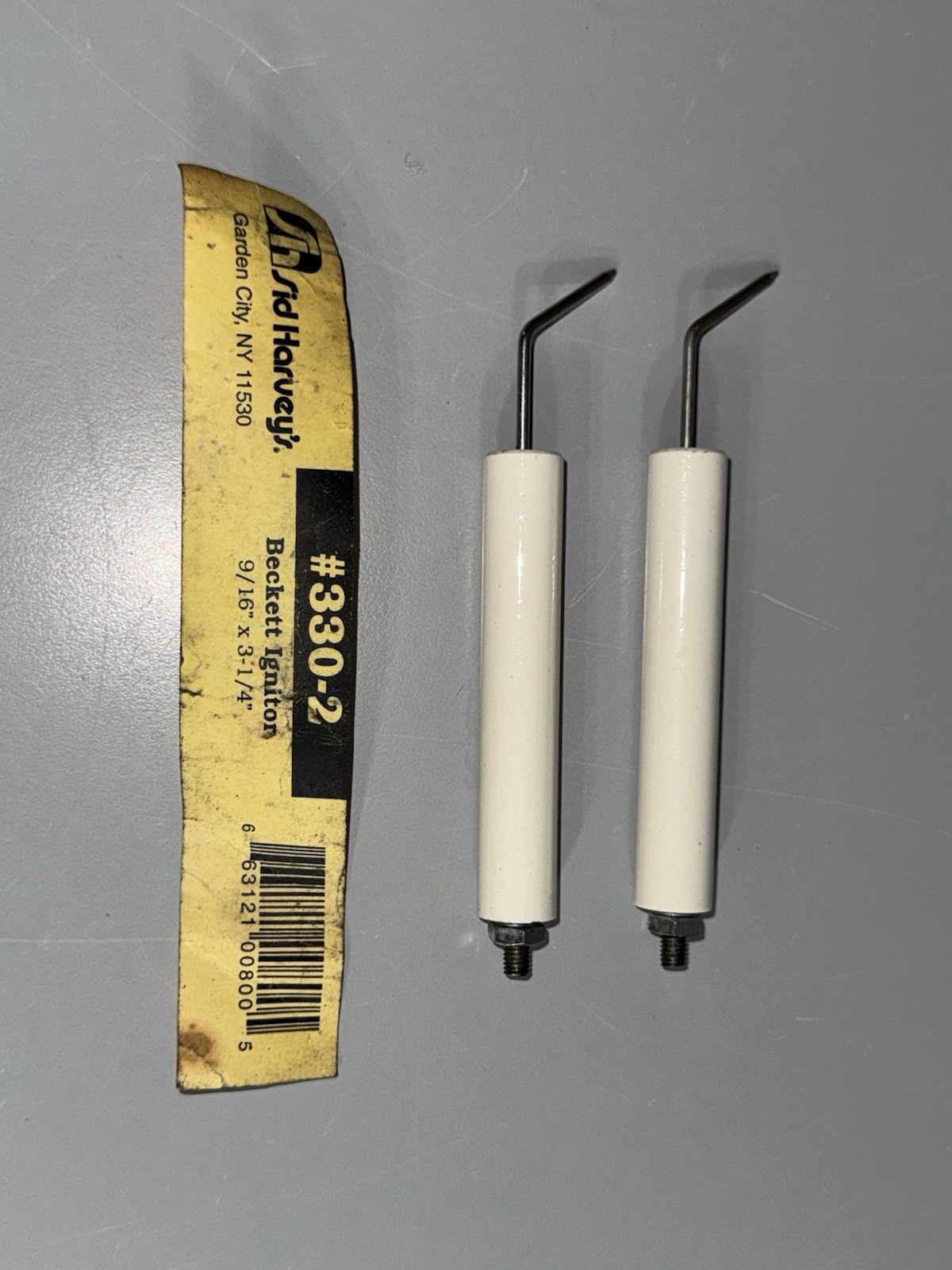 Sid Harvey 330.2 Beckett Electrode Ignitor PAIR of TWO - New