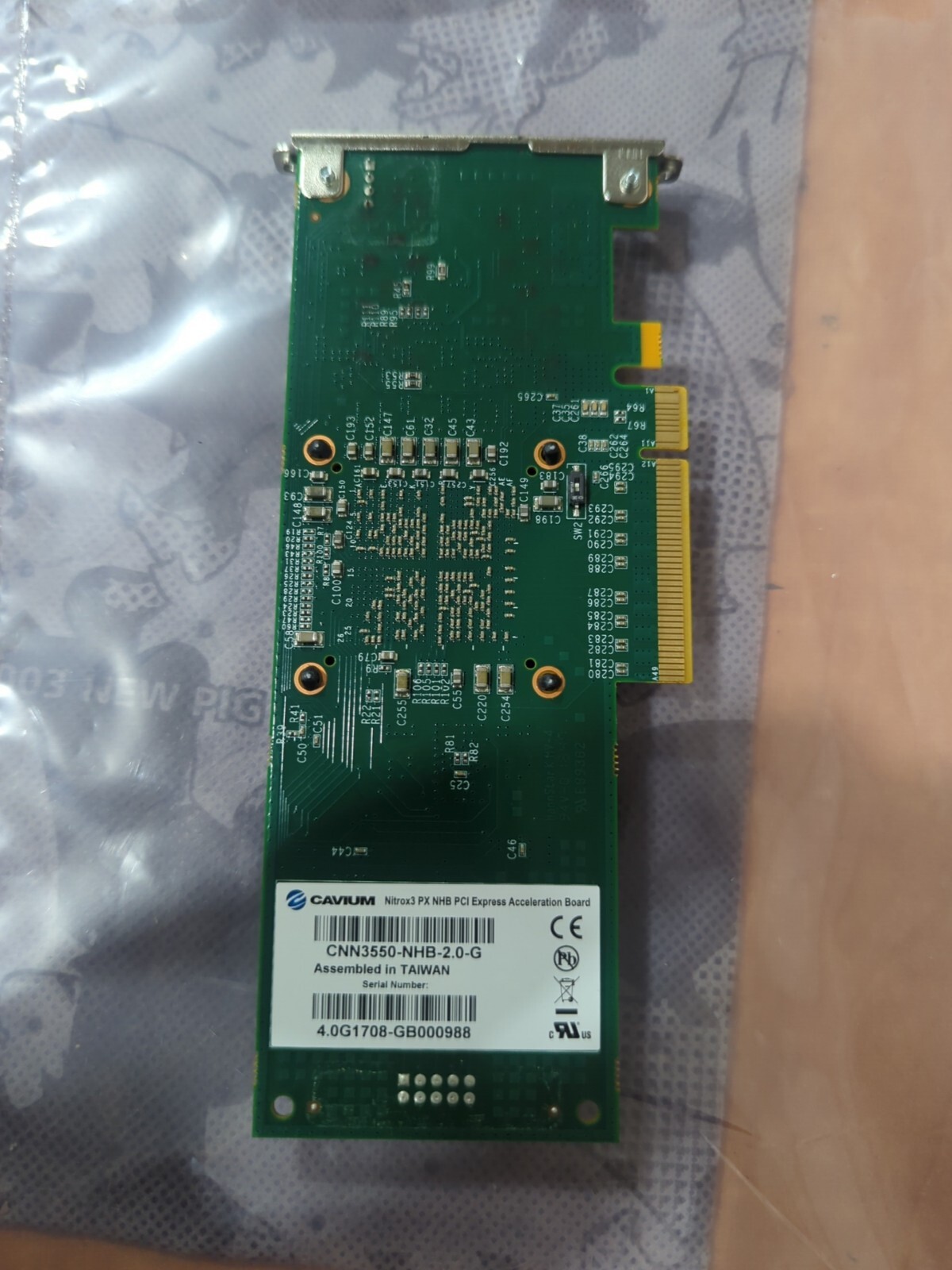 CAVIUM NITROX3 PX NHB PCI-e ACCELERATION BOARD CNN3550-NHB-2.0-G LOW PROFILE