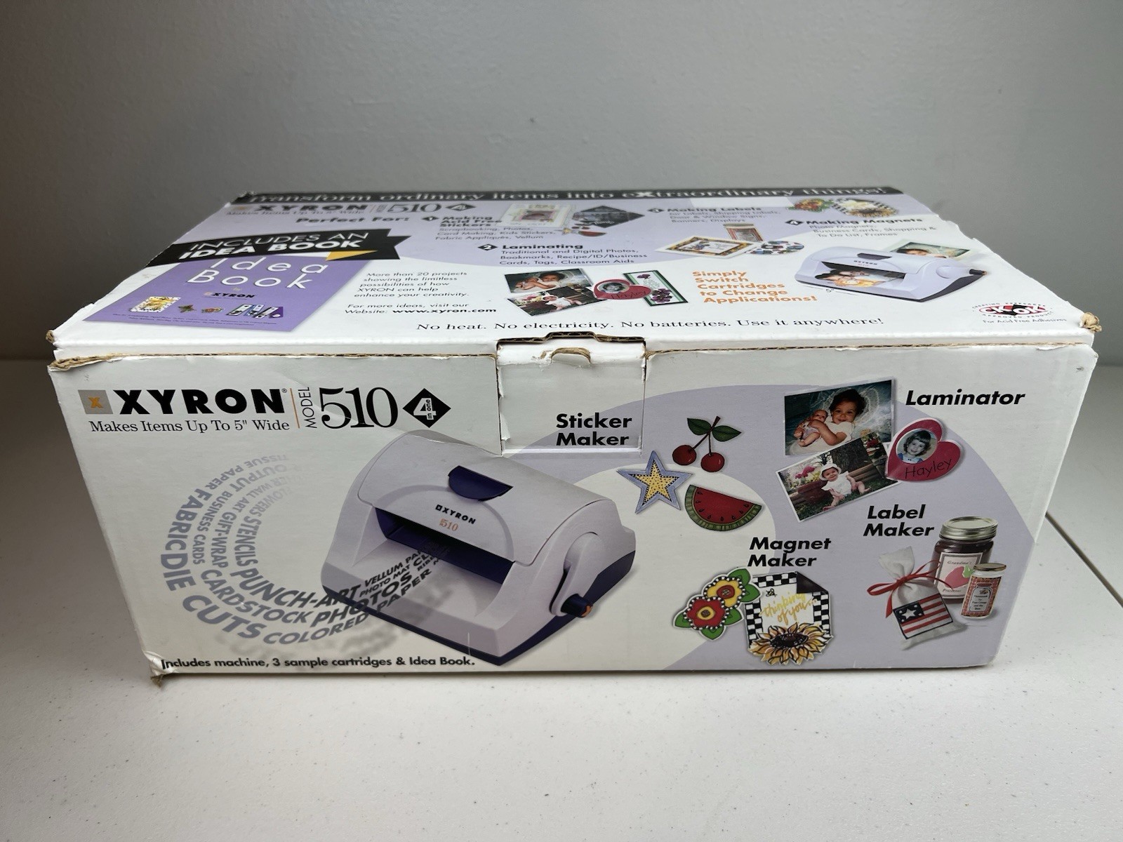 Xyron 510 Creative Station Sticker Machine Laminator Maker