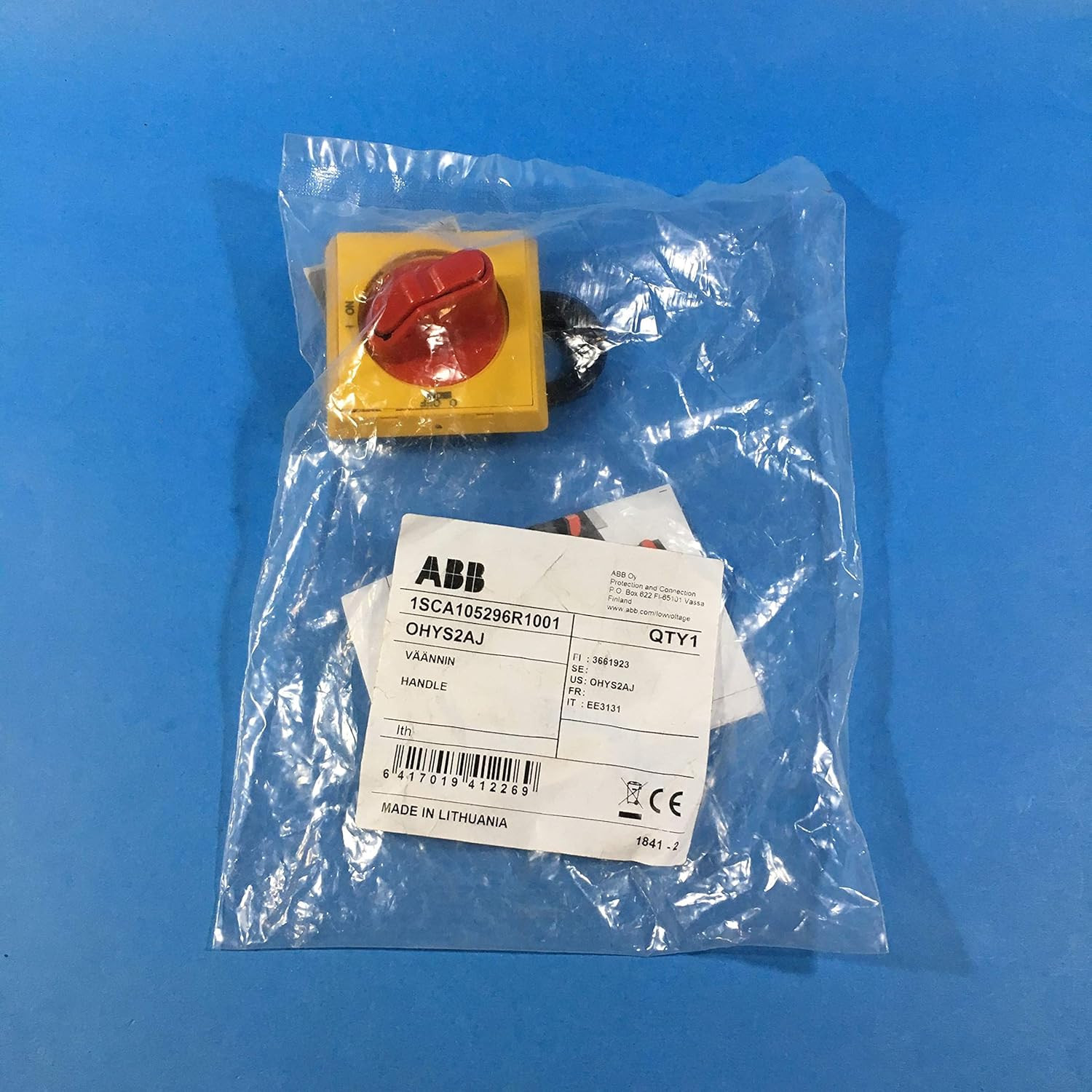 OHYS2AJ Selector Handle, Yellow
