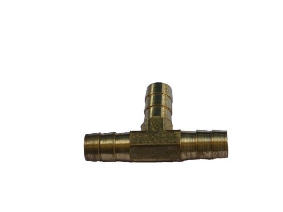 Helix Racing 053-1440 Coupler Fitting; 3/8 Inch Hose Barb; Tee; Without O-Ring;