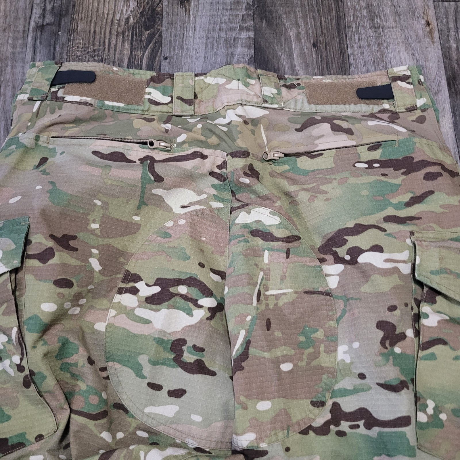 Uncompromising To Classics Combat Cargo Camo Knee Slots Army Pants Size 38
