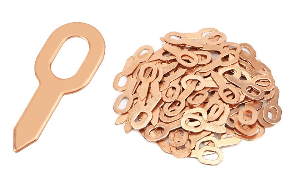 QWORK Dent Puller Rings, 100 Pcs Pulling Straight Washer, Metal 100