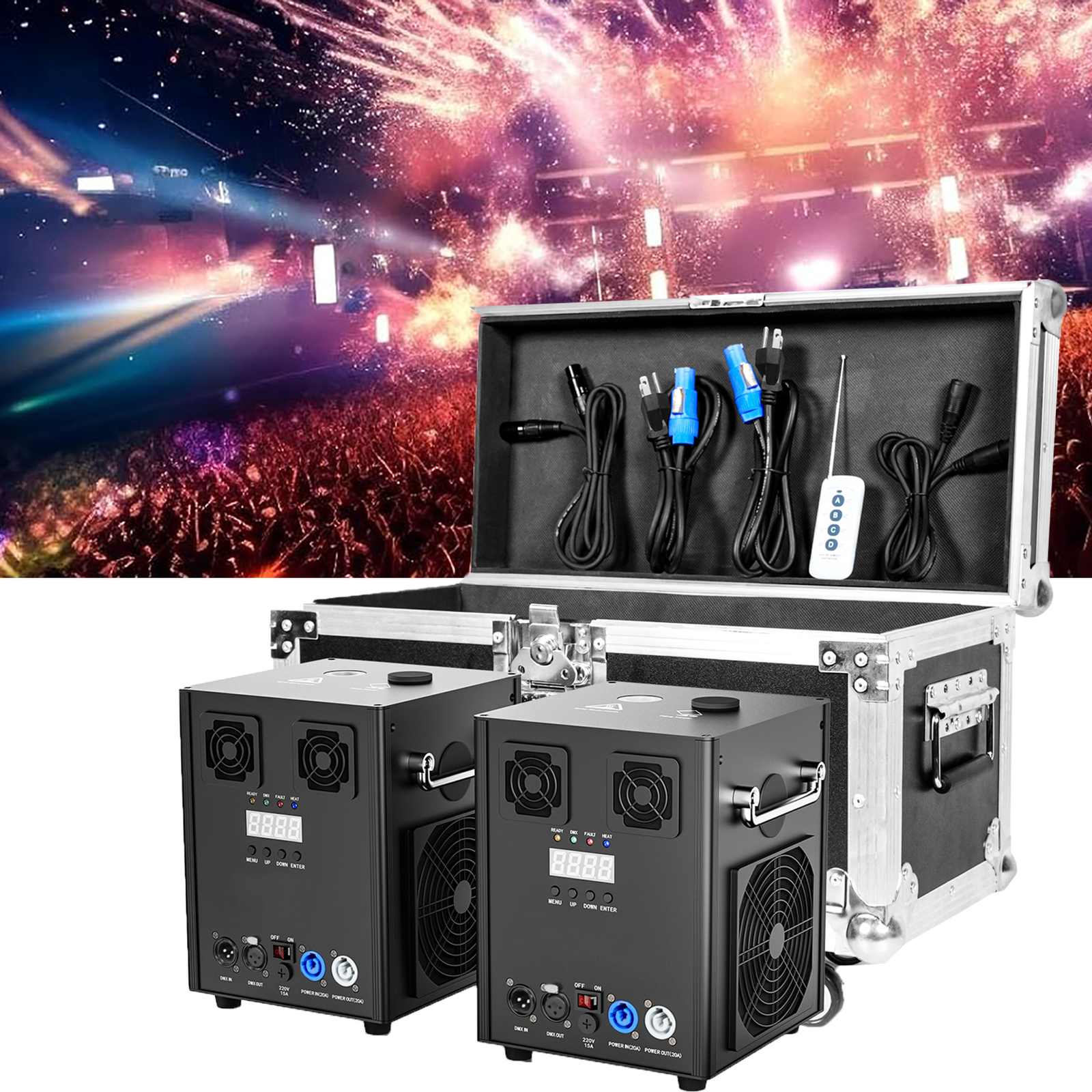 Cold Stage Machine Equipment with DMX Cold Spark Machine Wedding Concert Band US