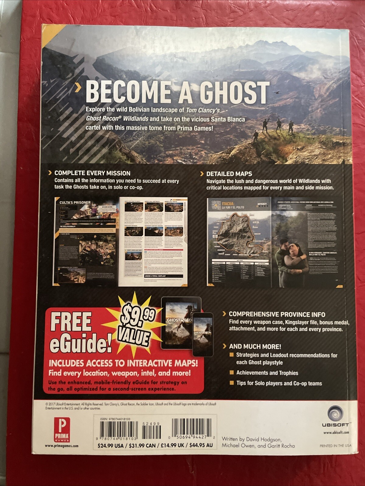 Tom Clancy's Ghost Recon Wildlands Prima Official Guide strategy