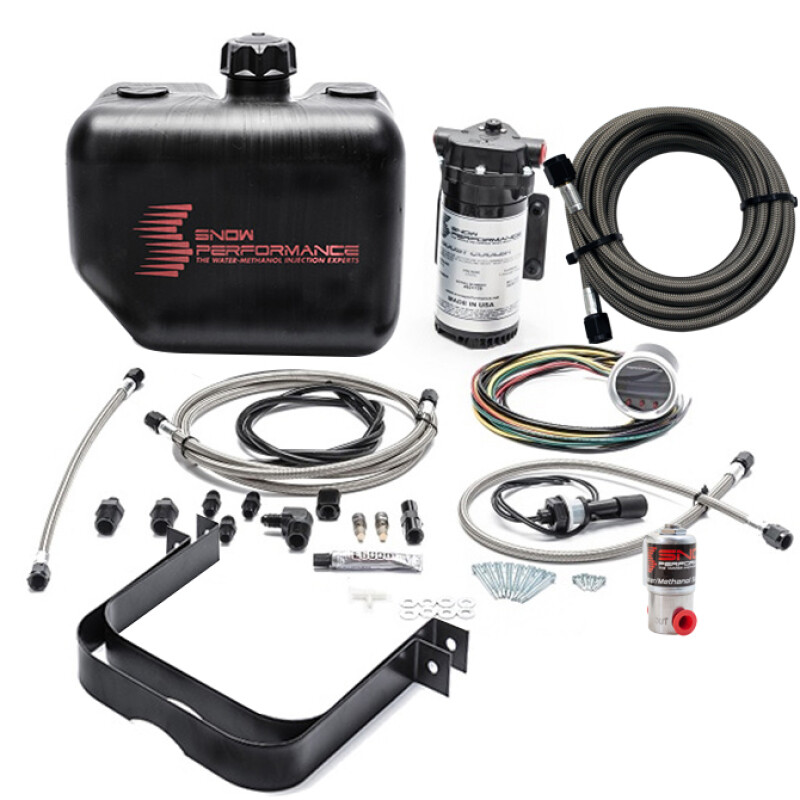 Snow Fits Performance 2.5 Boost Cooler Water Methanol Injection Kit W/ SS Brd