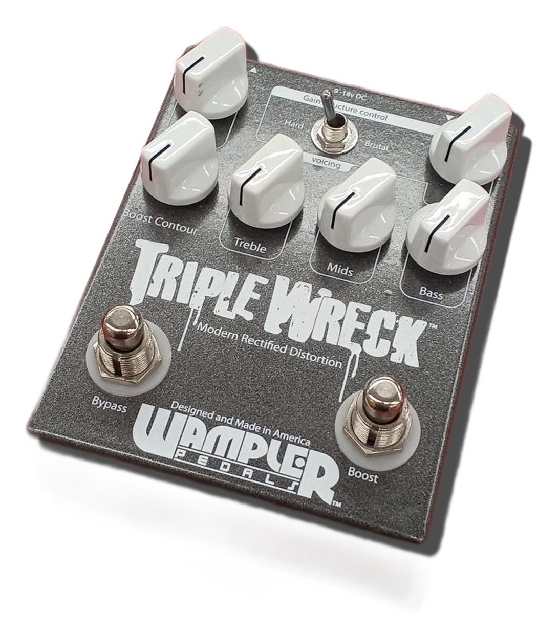 Wampler TRIPLE WRECK Distortion Effects Pedal Tested & Works 81547