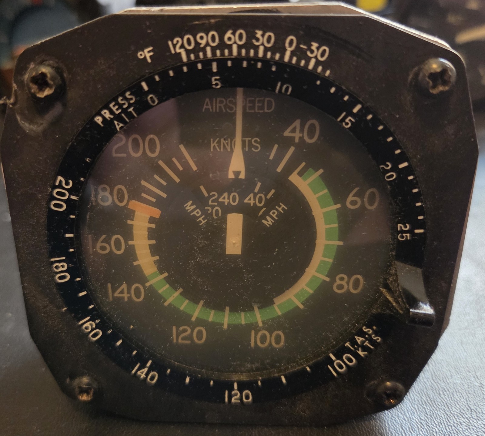 Airspeed Indicator C661065-0212 - Removed from Cessna 182 in good working condit